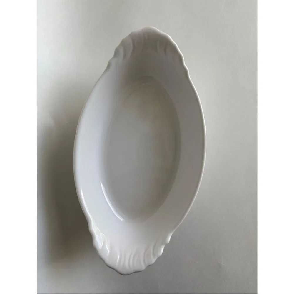 Revol France La Porcelain France 4 White Au Gratin Dishes